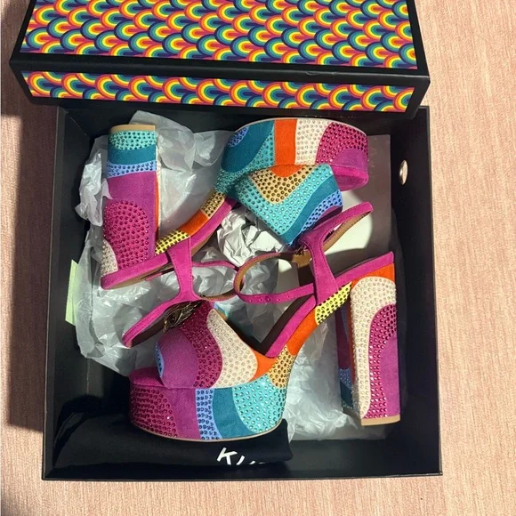 KURT GEIGER KENSINGTON PLATFORM HEEL - Picture 7 of 9